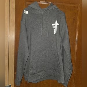 Gray Philippians 4:13 Faith Hoodie